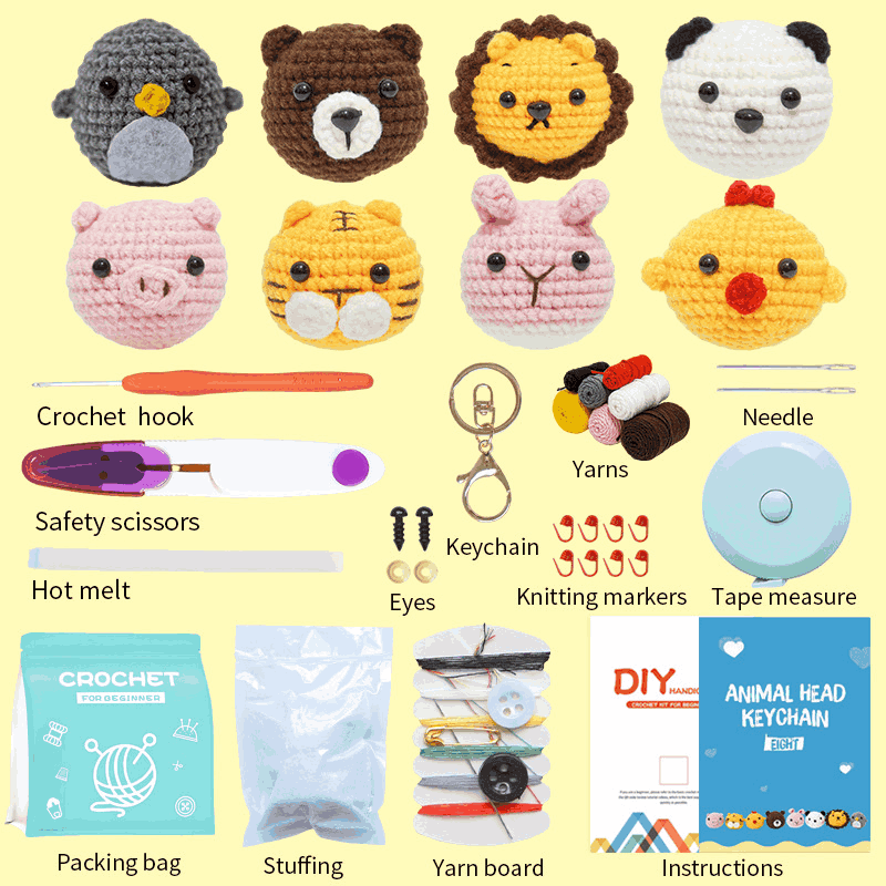 Animal crochet kit