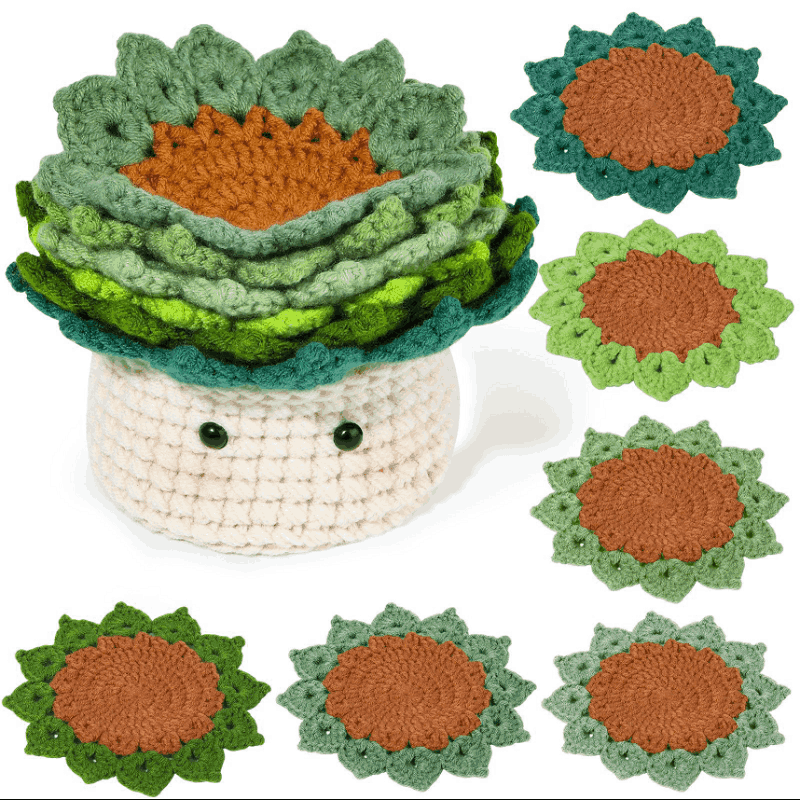 Potted plant coasters