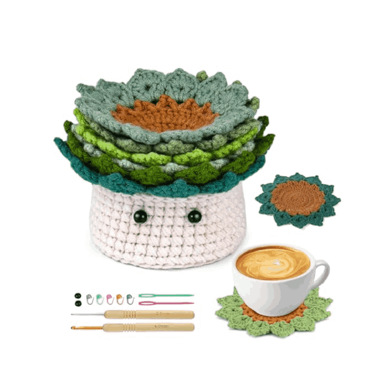 Potted plant coasters