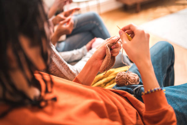 crocheting group