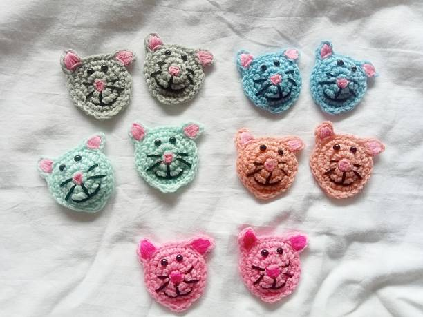 Small animals crocheted together